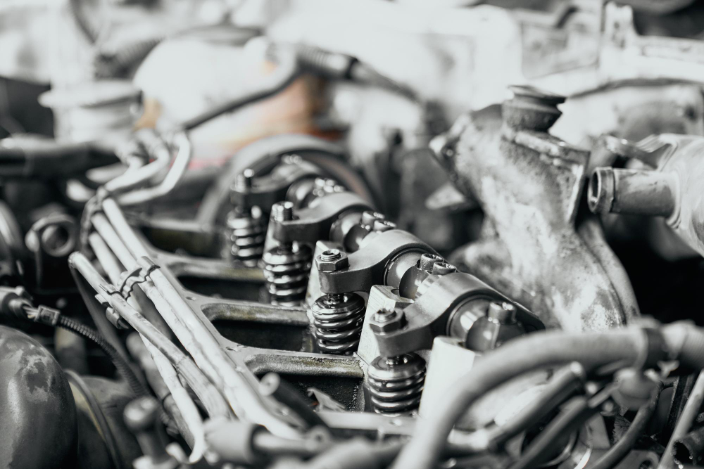 Árbol de levas y tren de válvulas de motor de combustión interna